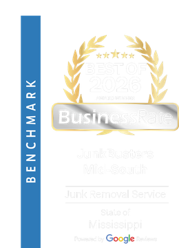 Best of 2026 Award Winner - Junk Removal Service, State of Mississippi - BusinessRate, powered by Google Reviews